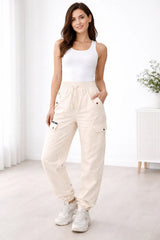 Women's Cargo Pant with Adjustable Drawstring SZW-946