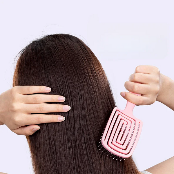 Square Grid Fashion Massage Meridians Styling Hair Comb