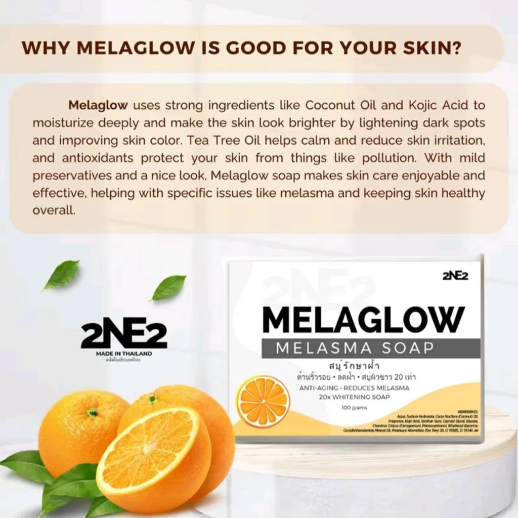 2NE2 MelaGlow Melasma Soap - 100g