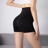 High Waisted Solid Waist Shapewear Underwear - 693#