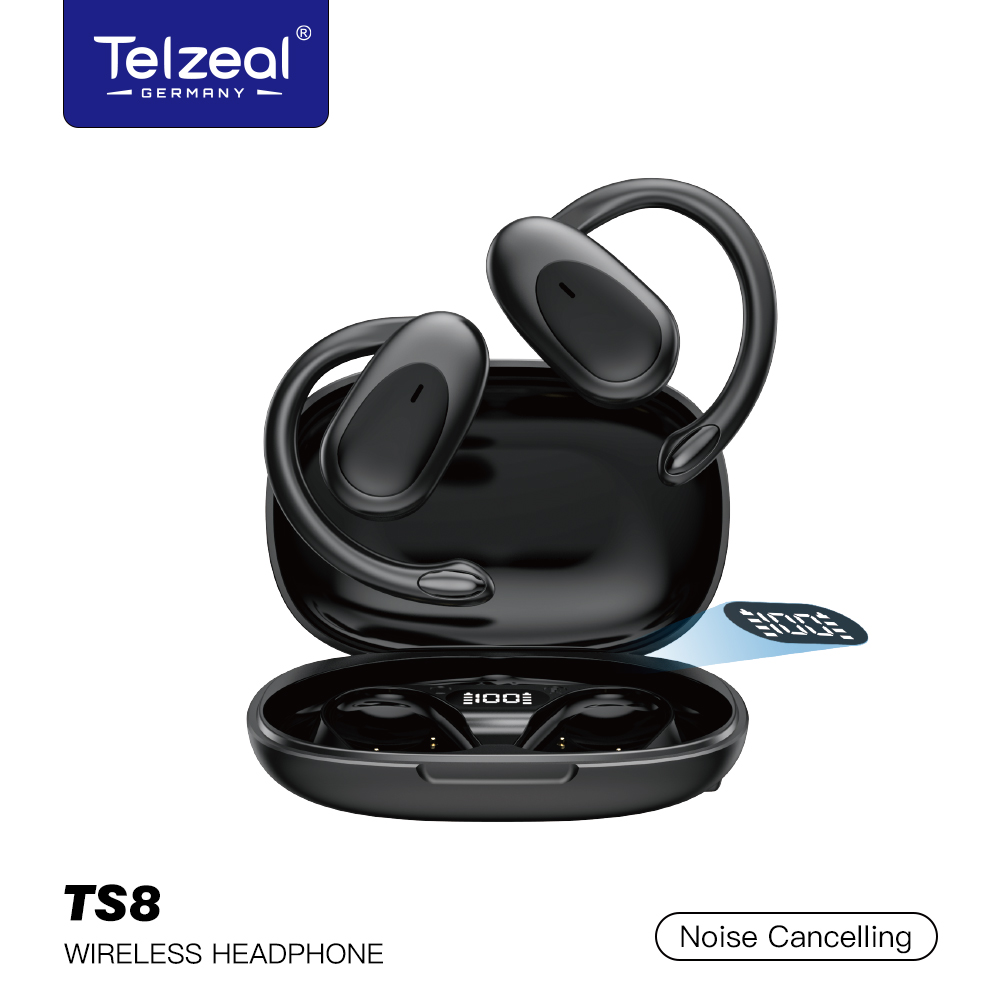 Telzeal Rotatable Angle Wireless Earbuds - TS8