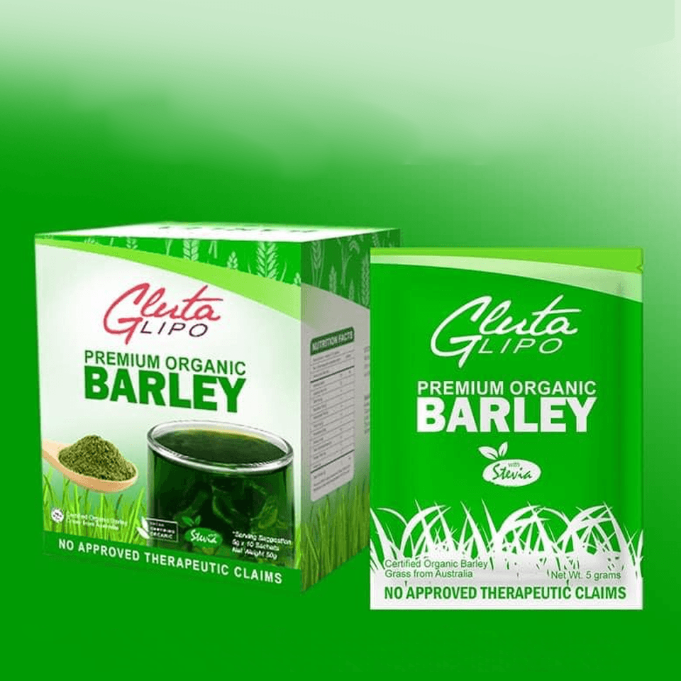 Gluta Lipo Premium Organic Barley - 50g