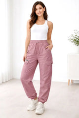 Women's Cargo Pant with Adjustable Drawstring SZW-946
