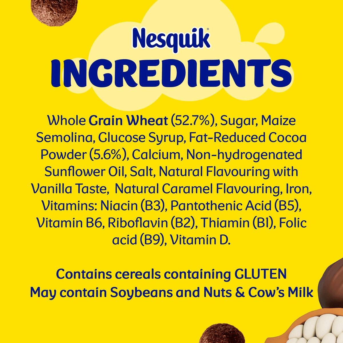 Nestle Nesquik Chocolate Breakfast Cereal Pack - 330g