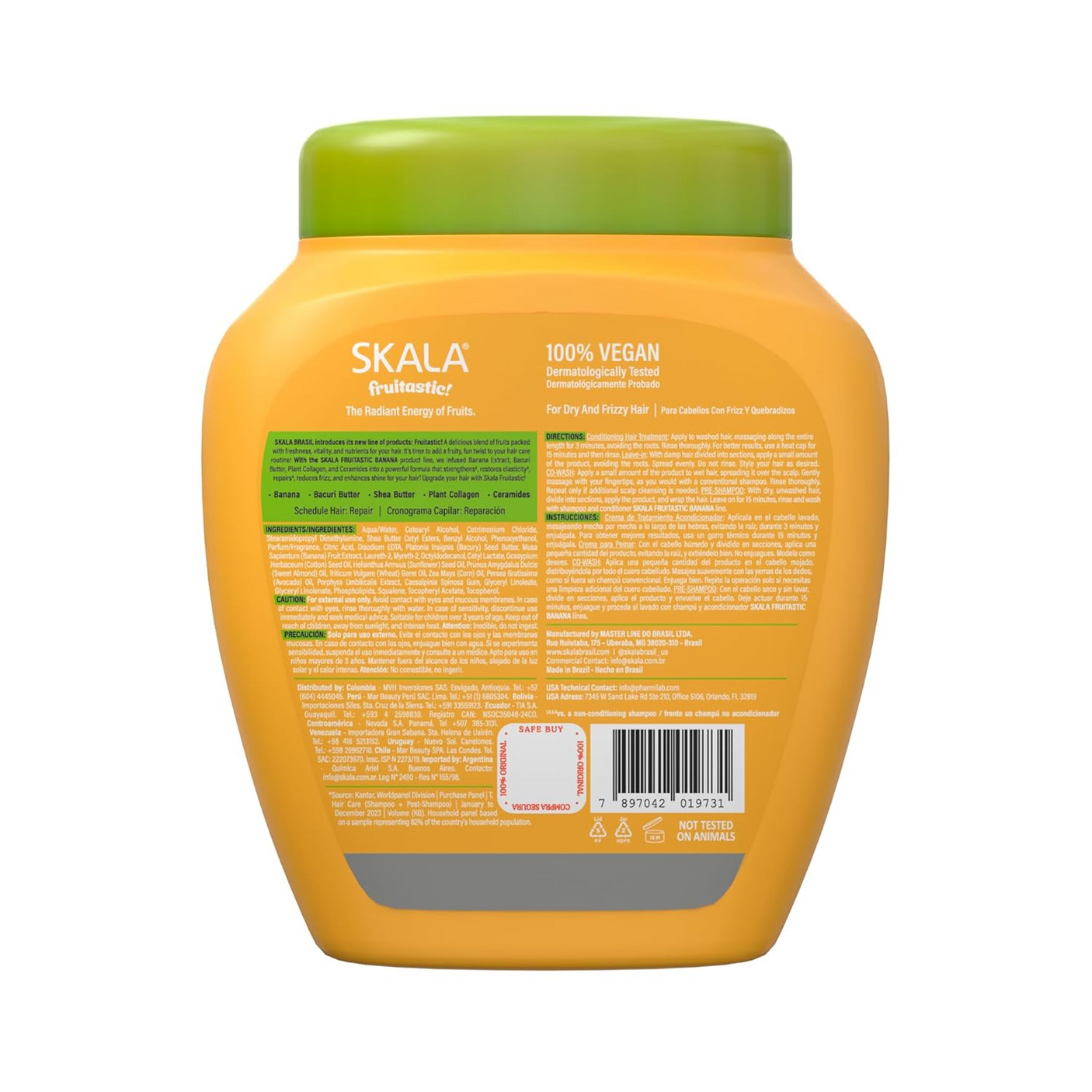 Skala Fruitastic Banana 2 In 1 Hair Repair Treatment Cream - 1000g