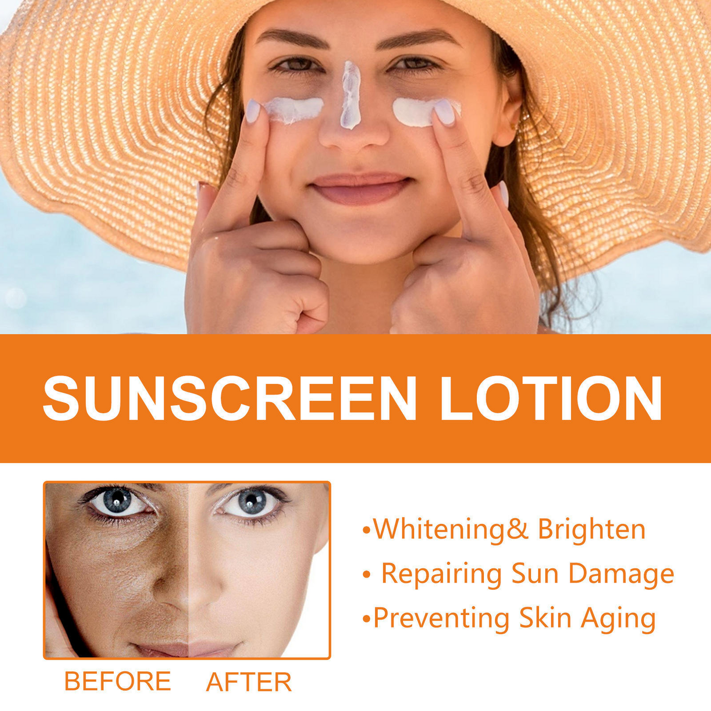 EELHOE Moisturizing Sunscreen Lotion SPF 50+ - 50g