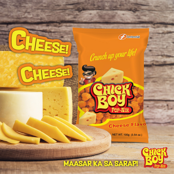 Chick Boy Pop Nik Cheese Flavored Snack 100g