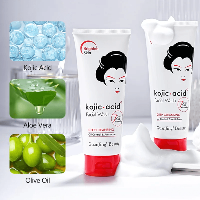Guanjing Beauty Deep Cleansing Anti-Acne Facial Wash - 100g