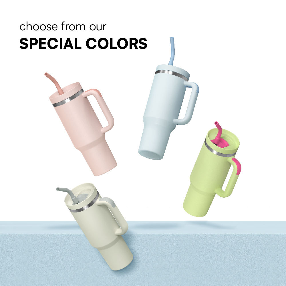 Double Wall Vacuum Insulated Tumbler Sports Mug - Q40D (1200ml)