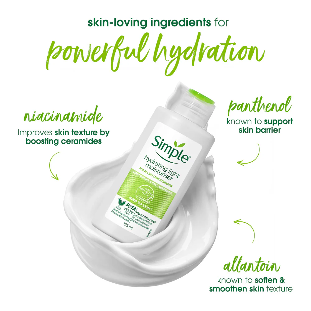 Simple Hydrating Light Moisturiser - 125ml