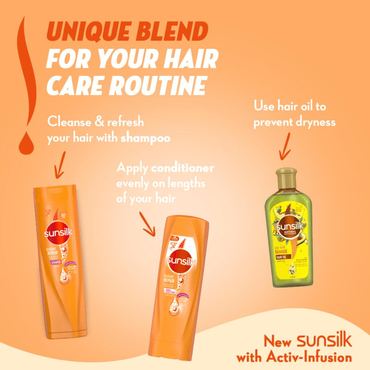 Sunsilk Instant Repair Serum Conditioner - 350ml