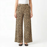 Women's Waisted Wide-Leg Palazzo Pants K-BP-1
