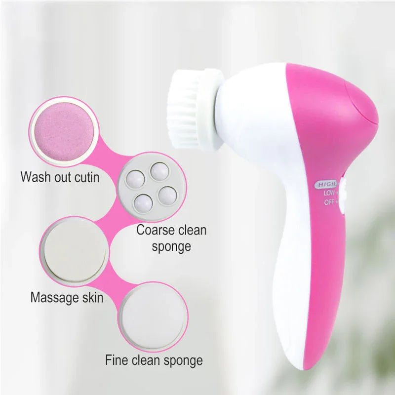 Portable 5 In 1 Beauty Care Face Massager AE-8782