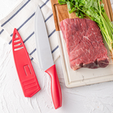 Kitchen Knife Set With Blade Cover - 5 Pcs Set (YHWX04)