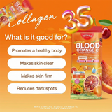 Mikeo Blood Orange C Collagen Vitamin C Mix Plus - 35 Sachets × 10g