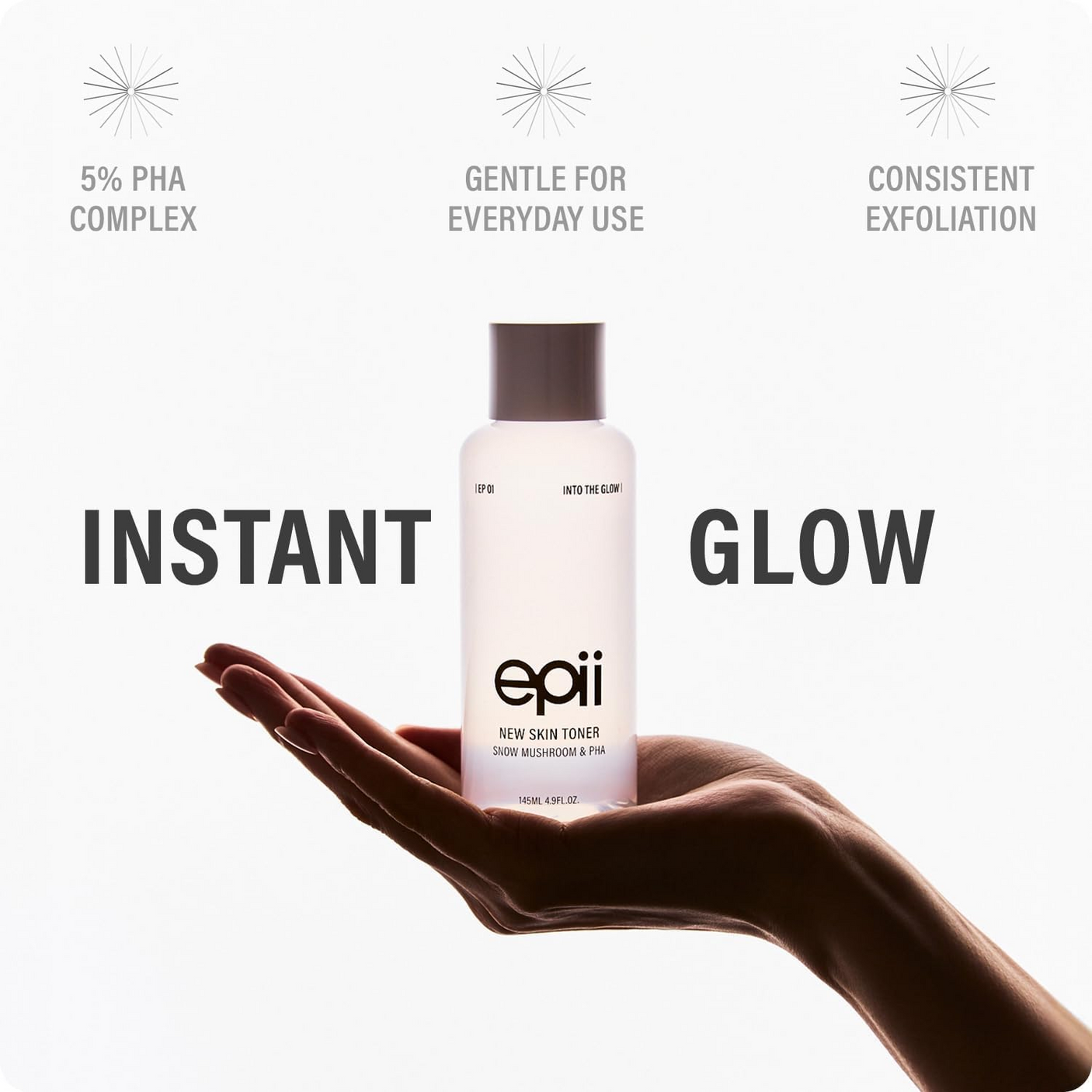 epii Snow Mushroom & PHA Skin Toner - 145ml
