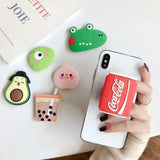 Air Bag Cute Cartoon Pop Sockets Phone Holder - P1