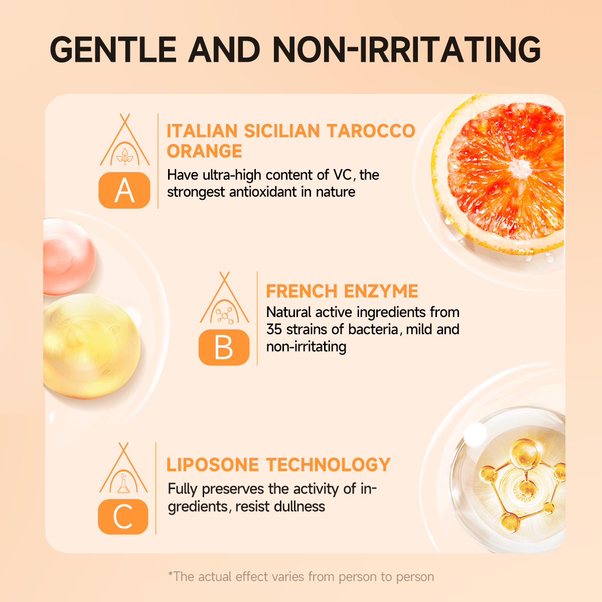 Gmeelan Orange Enzymes Exfoliating Brightening Gel - 50g