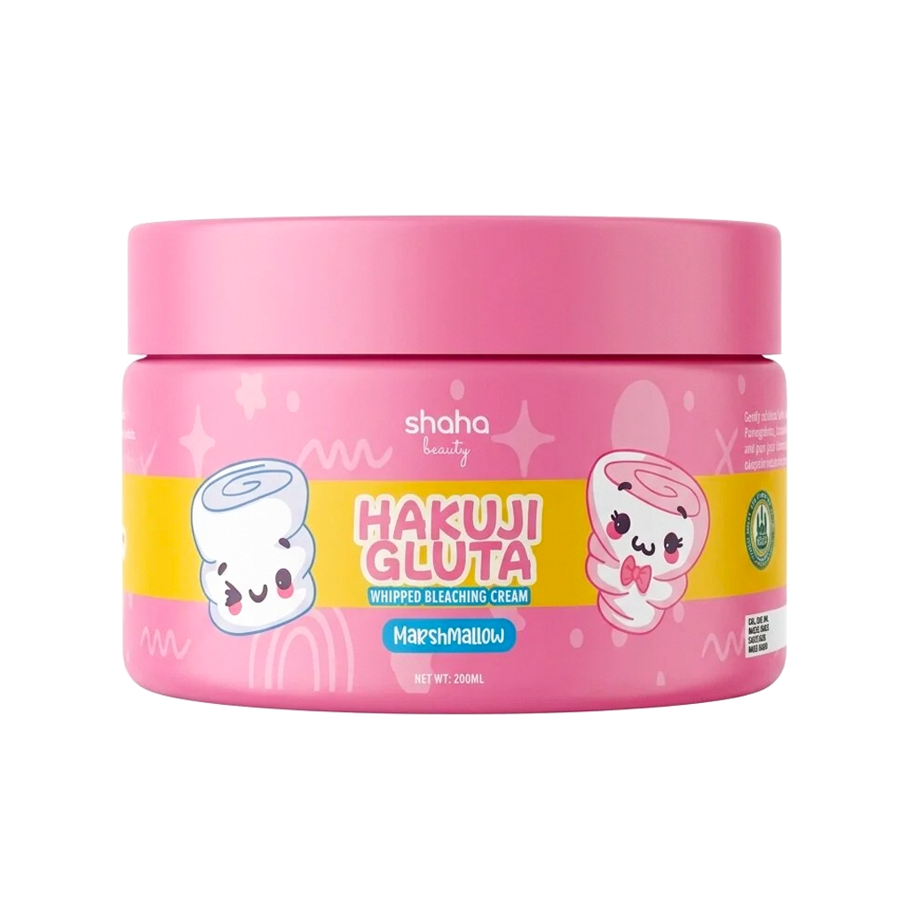 Shaha Beauty Hakuji Gluta Marshmallow Whipped Bleaching Cream - 200ml