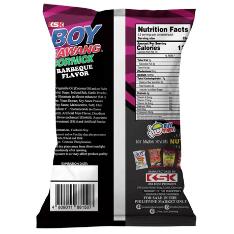 KSK Boy Bawang Cornick Barbecue 90g