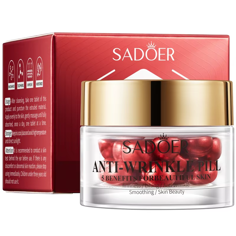 Sadoer Anti-Wrinkle Pill Face Serum - 0.5ml × 30Pcs
