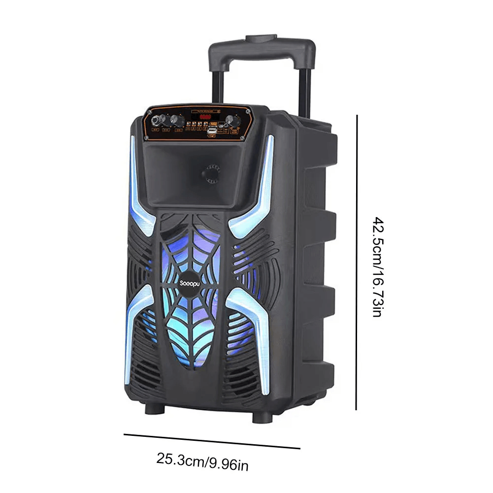 Saeapu Big Sound Portable Wireless Speaker 8" TTD-8258