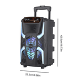Saeapu Big Sound Portable Wireless Speaker 8" TTD-8258