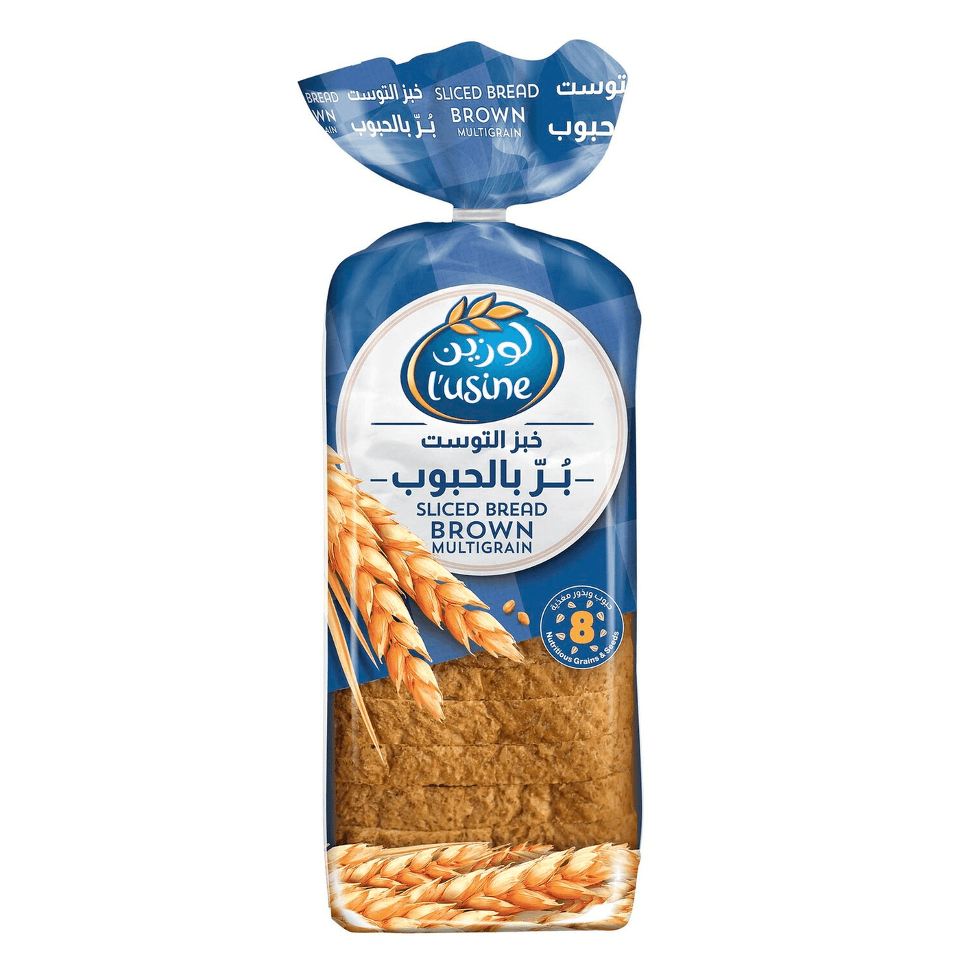 خبز لوزين متعدد الحبوب - 600 جرام