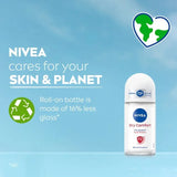 Nivea Dry Comfort Dual Protect 72H Deodorant Roll-On - 50ml
