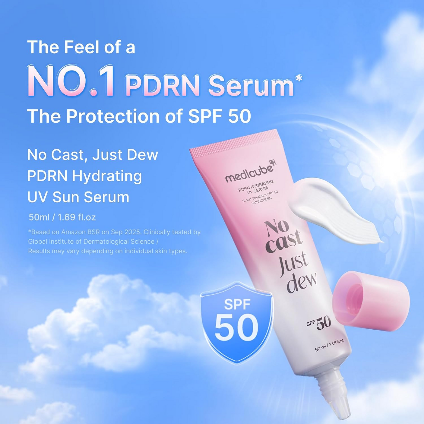 Medicube PDRN Hydrating UV Serum SPF 50+ - 50ml