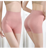 High Waisted Solid Waist Shapewear Underwear - 693#