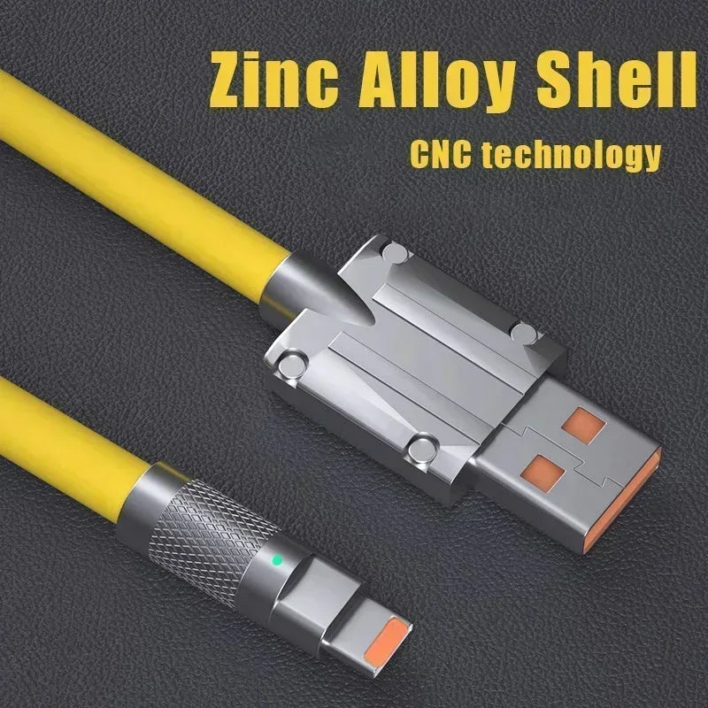 Zinc Alloy 120W Super Fast Charging Data Cable S218-1