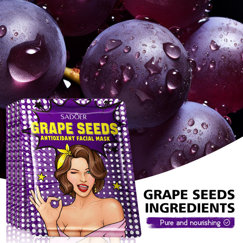 Sadoer Grape Seeds Antioxidant Facial Mask - 25g