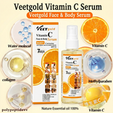 Veet Gold Vitamin C Brightening Face & Body Serum - 100ml