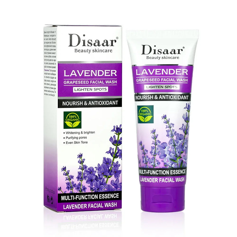 Disaar Lavender Grapeseed Facial Wash - 100g