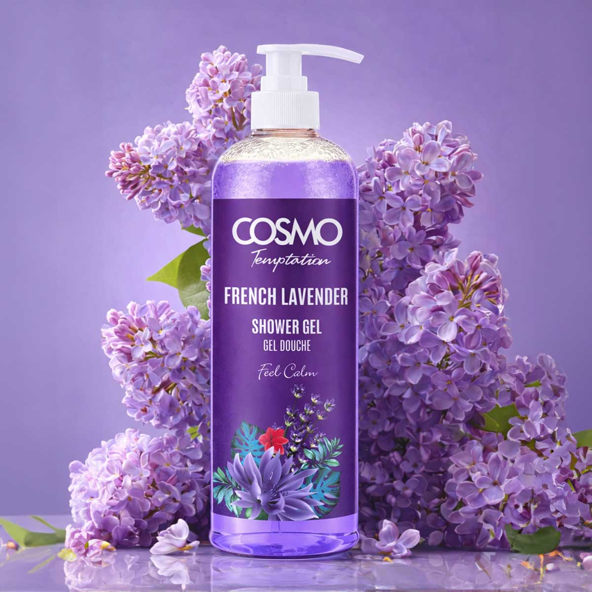 Cosmo Temptation French Lavender Shower Gel - 1000ml