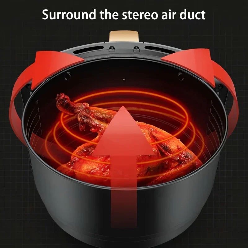 German Technology Extra Large Capacity Air Fryer 2400W 6L - 389