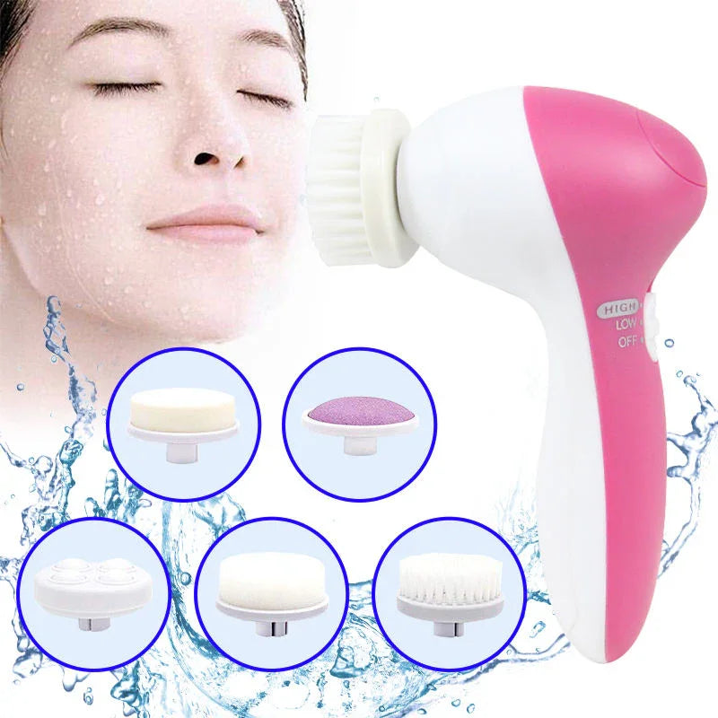 Portable 5 In 1 Beauty Care Face Massager AE-8782