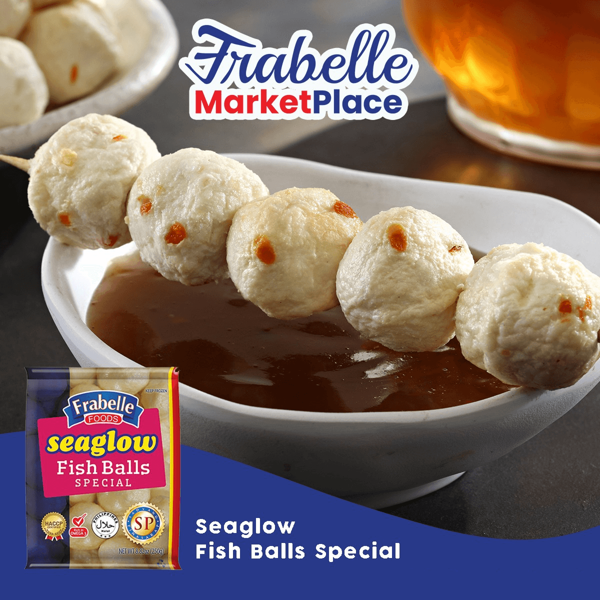 كرات السمك Seaglow من Frabelle Foods - 250 جرام (مجمدة)