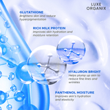 Luxe Organix Milk + Gluta Gentle Bright Serum Lotion - 350ml