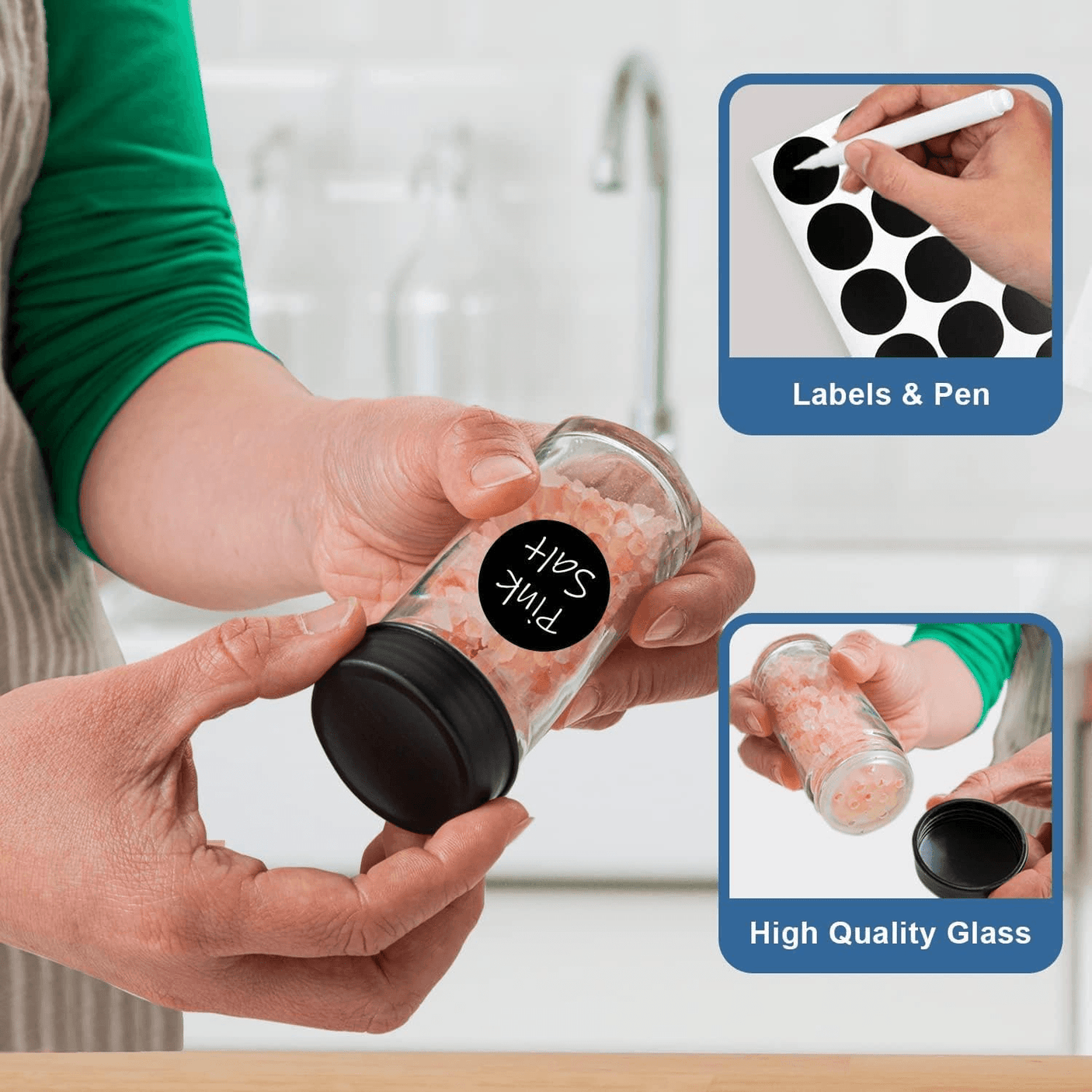 Convenient 18 Jar Rotating Spice Rack Organizer