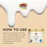 African Pride Coconut & Baobab Oil Leave-In Hair Cream - 425g