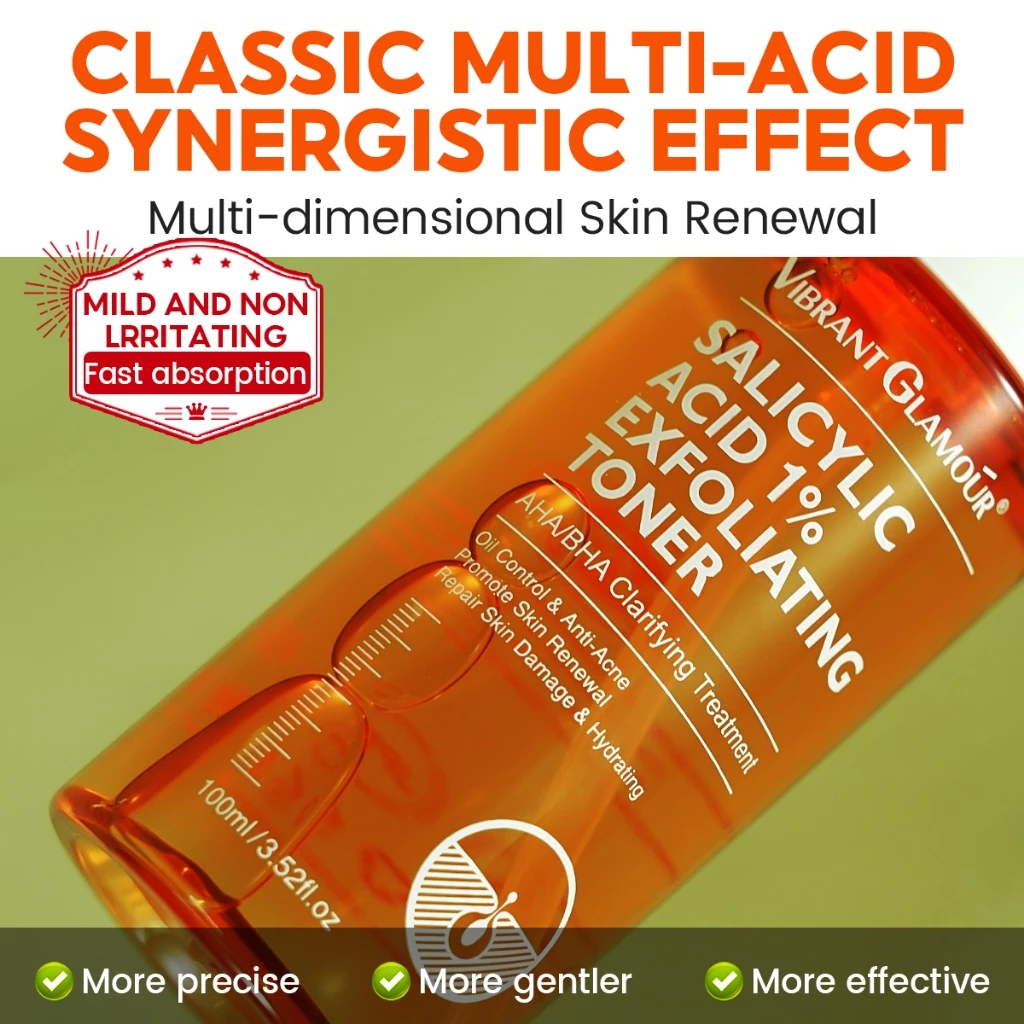 Vibrant Glamour Salicylic Acid 1% Exfoliating Toner - 100ml