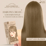 Kota Cosmetics Whisper Thailand Hair Color Light Ash Blonde - 100ml + 100ml
