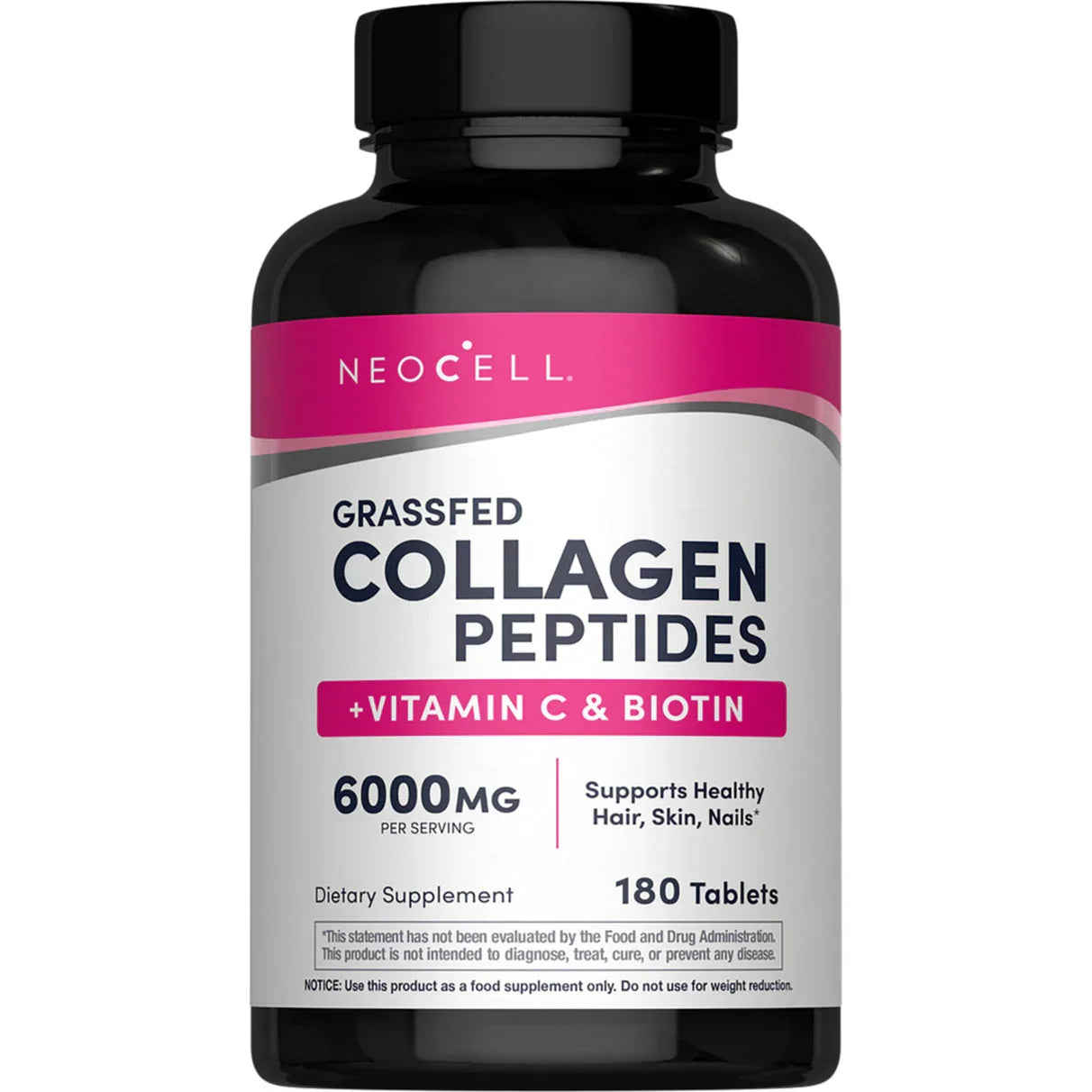 Neocell Grassfed Collagen Peptides + C & Biotin - 180's