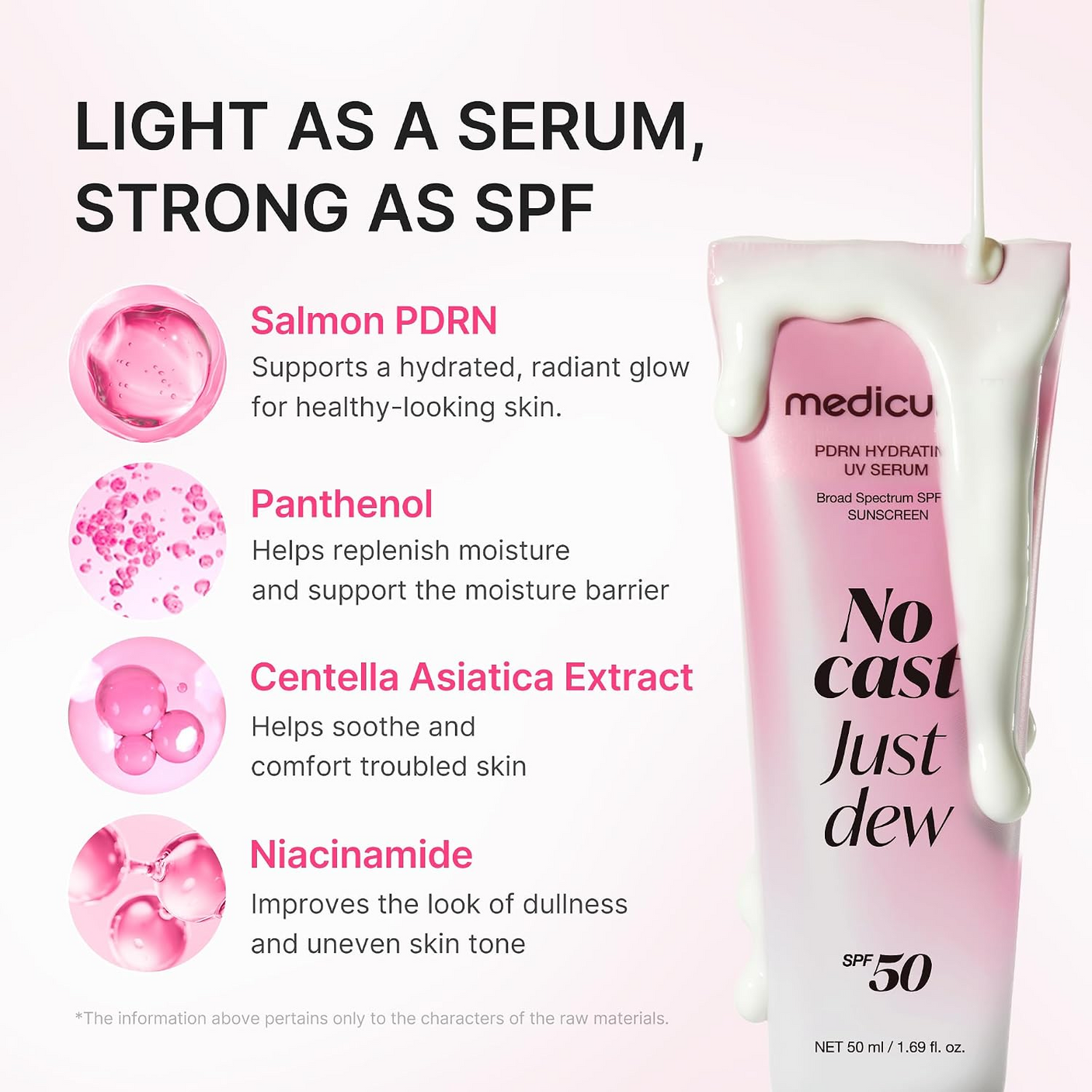 Medicube PDRN Hydrating UV Serum SPF 50+ - 50ml