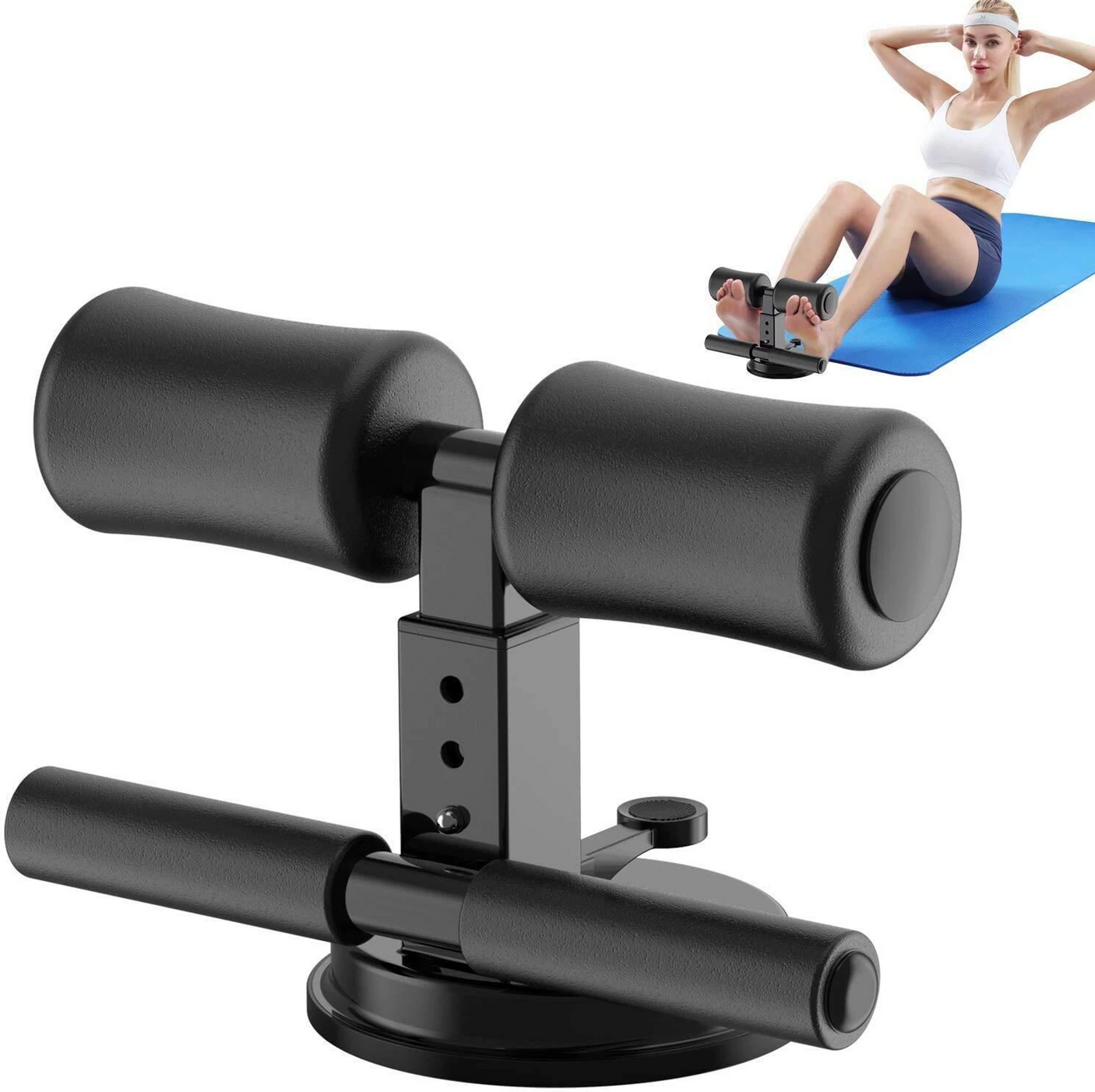 Portable Fitness Sit-Up & Push Up Bar with Suction WTD-1002