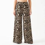 Women's Waisted Wide-Leg Palazzo Pants K-BP-1