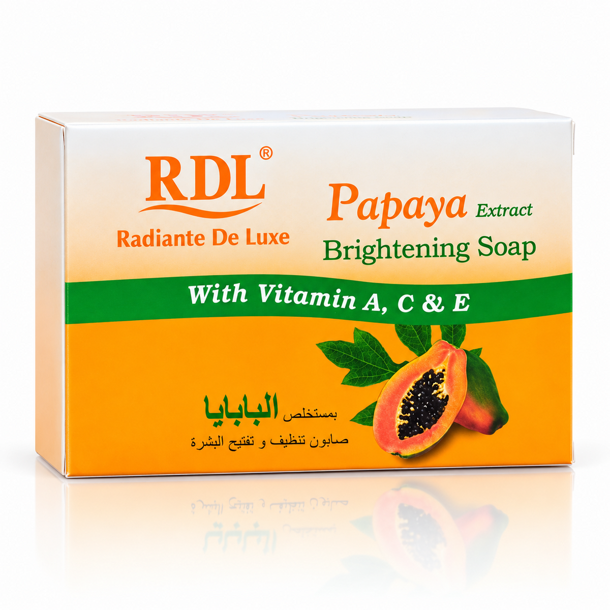 RDL Papaya Extract Brightening Soap - 128g