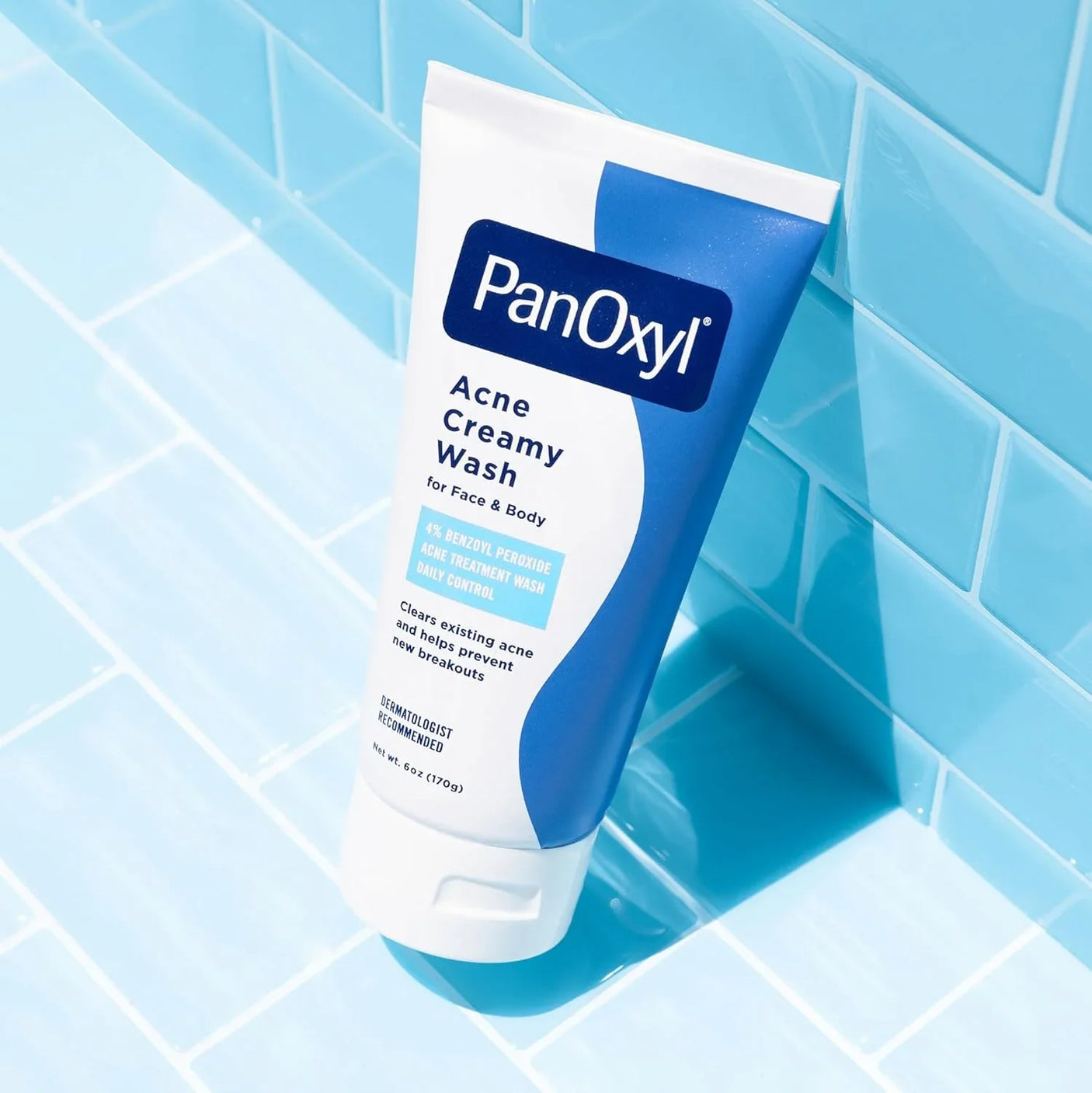 PanOxyl Acne Creamy Wash Benzoyl Peroxide 4% Daily Control - 170g